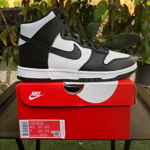 Nike Shoes - Nike Dunk High “Panda” Size 8.5 Women/ 7Y